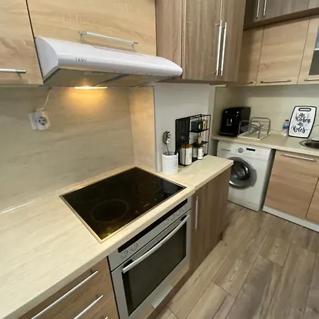 アパート Modern 1br Apart With Cinema Couch 65 Inch Tv & Free Street Parking プロヴディフ